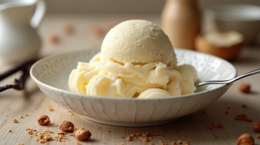 Play and Freeze Ice Cream Maker filled with ice and salt for an ice cream ball recipe.